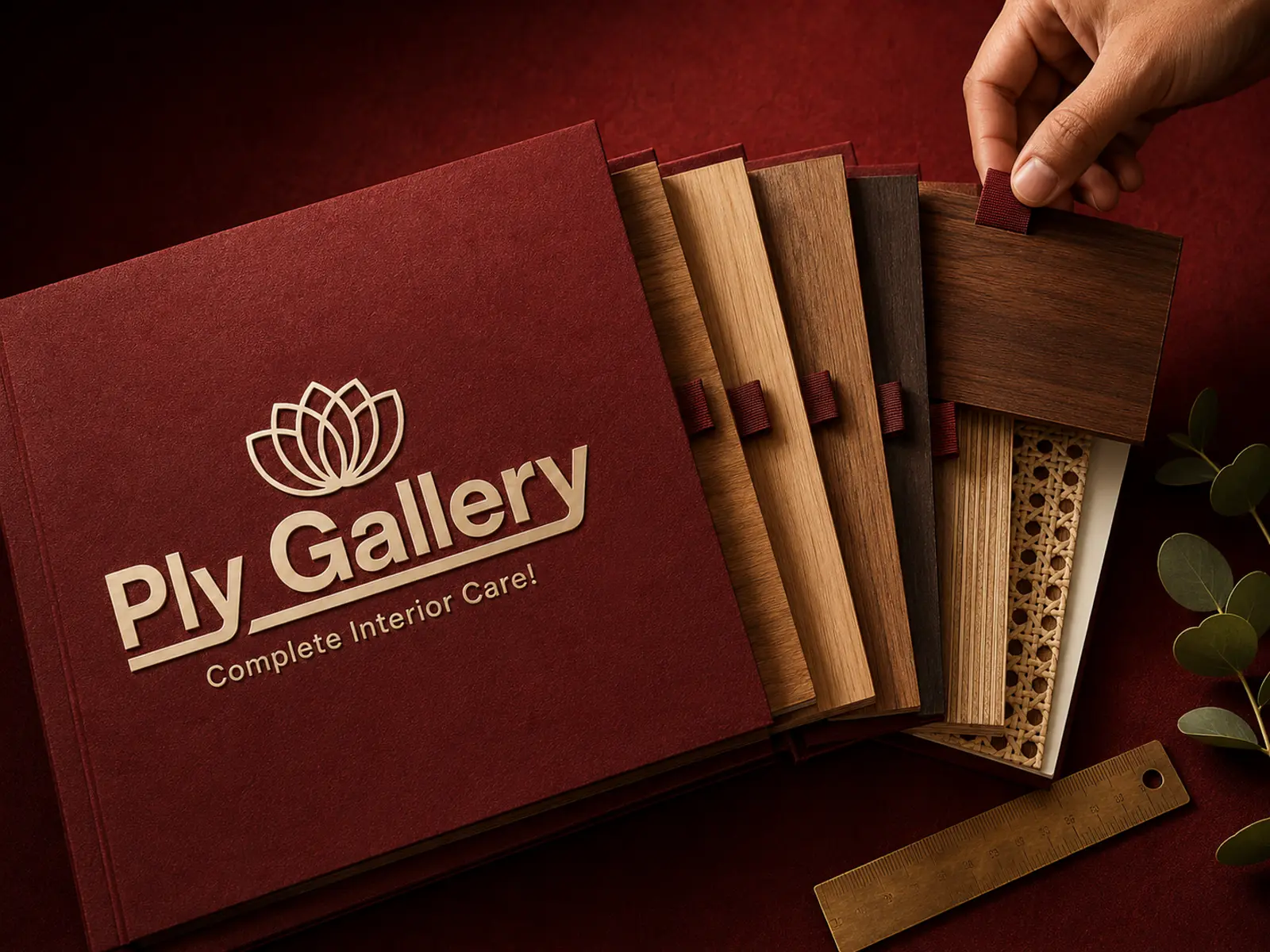 Ply Gallery brand identity project